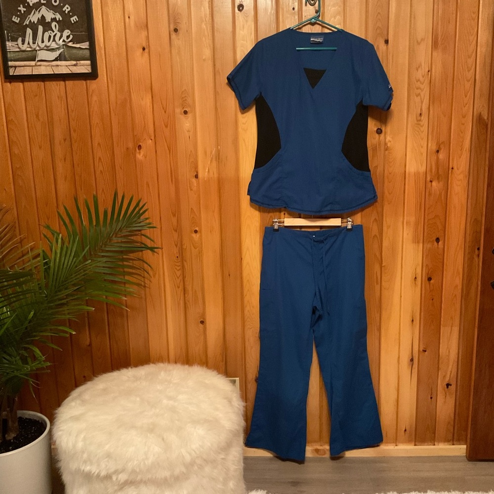 Buttersoft Scrub Set Blue Medium